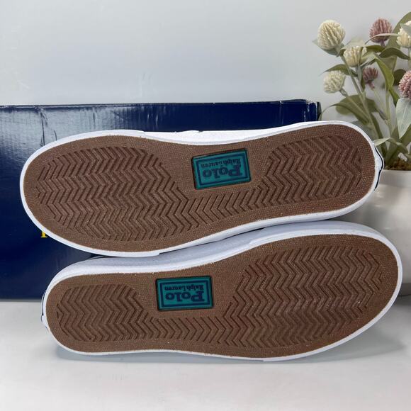 Polo Ralph Lauren Keaton Pony Low-Top Canvas Sneaker Light Blue Men 9.5D NWB - Picture 9 of 10